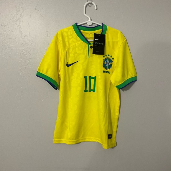 Brazil Neymar Kid Set 2022 Jersey - Picture 1 of 8